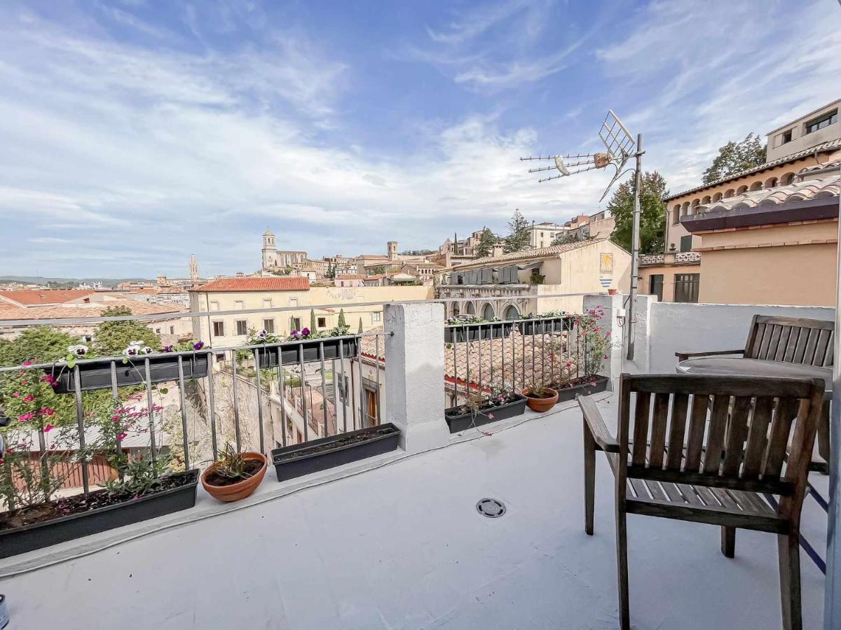 Romantic Duplex With Terrace And Great Views ชีโรนา ภายนอก รูปภาพ